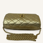 Chanel Vintage Mini Flap Bag — Gold
