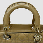 Dior Lady Dior Medium — Yellow Patent