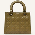 Dior Lady Dior Medium — Yellow Patent