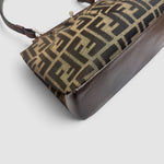 Fendi FF Canvas Shoulder Bag