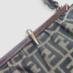 Fendi FF Canvas Shoulder Bag