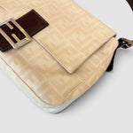 Fendi Mamma Baguette Zucca — Cream