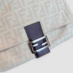 Fendi Mamma Baguette Zucca — Cream