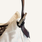 Fendi Mamma Baguette Zucca — Cream