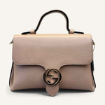 Gucci Interlocking G Top Handle Bag — Pink