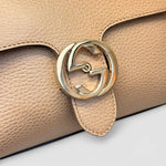 Gucci Interlocking G Top Handle Bag — Pink