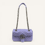 Gucci GG Marmont Small Shoulder Bag — Lilac