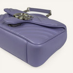 Gucci GG Marmont Small Shoulder Bag — Lilac