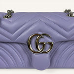 Gucci GG Marmont Small Shoulder Bag — Lilac