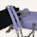 Gucci GG Marmont Small Shoulder Bag — Lilac