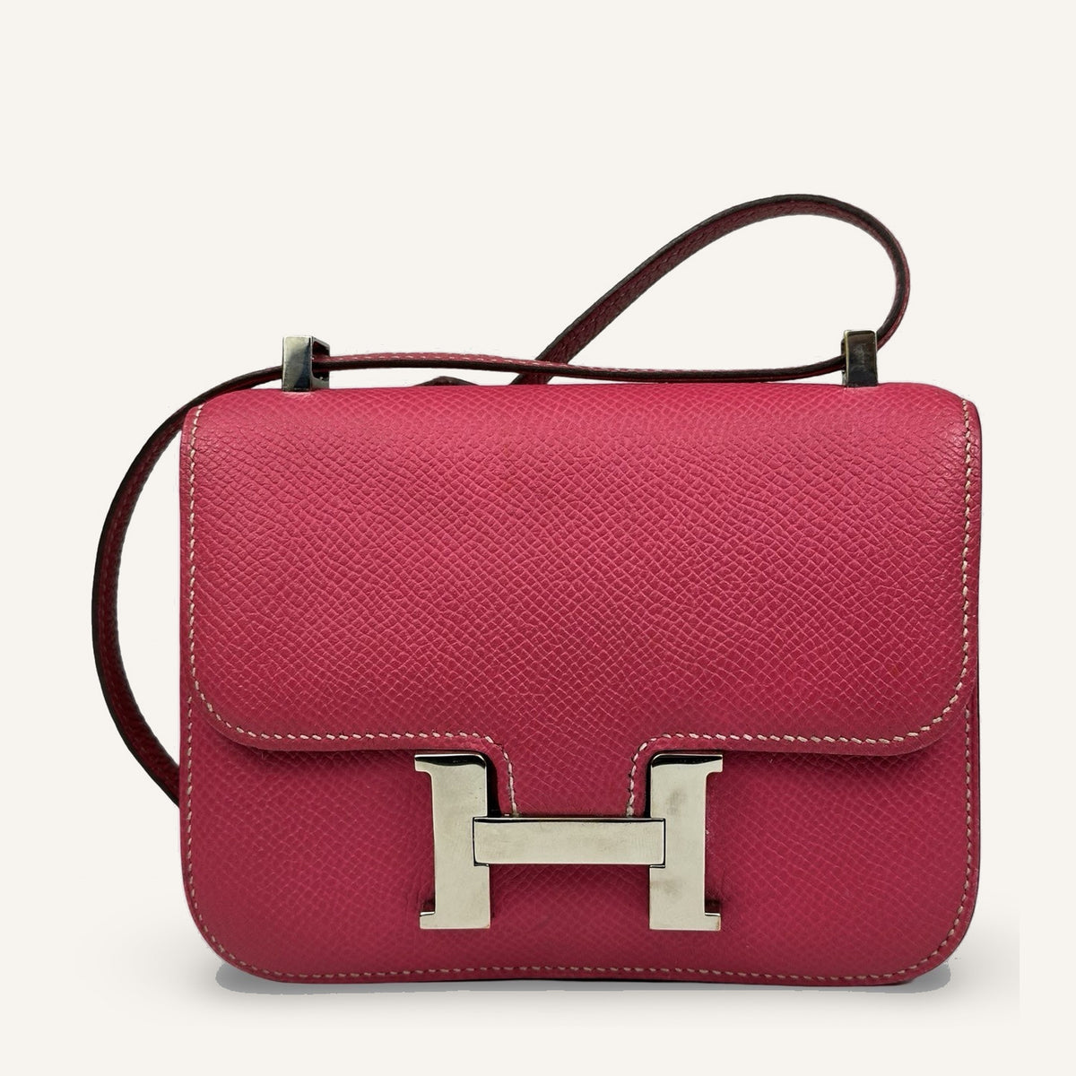 Hermès Micro Constance — Fuchsia Epsom