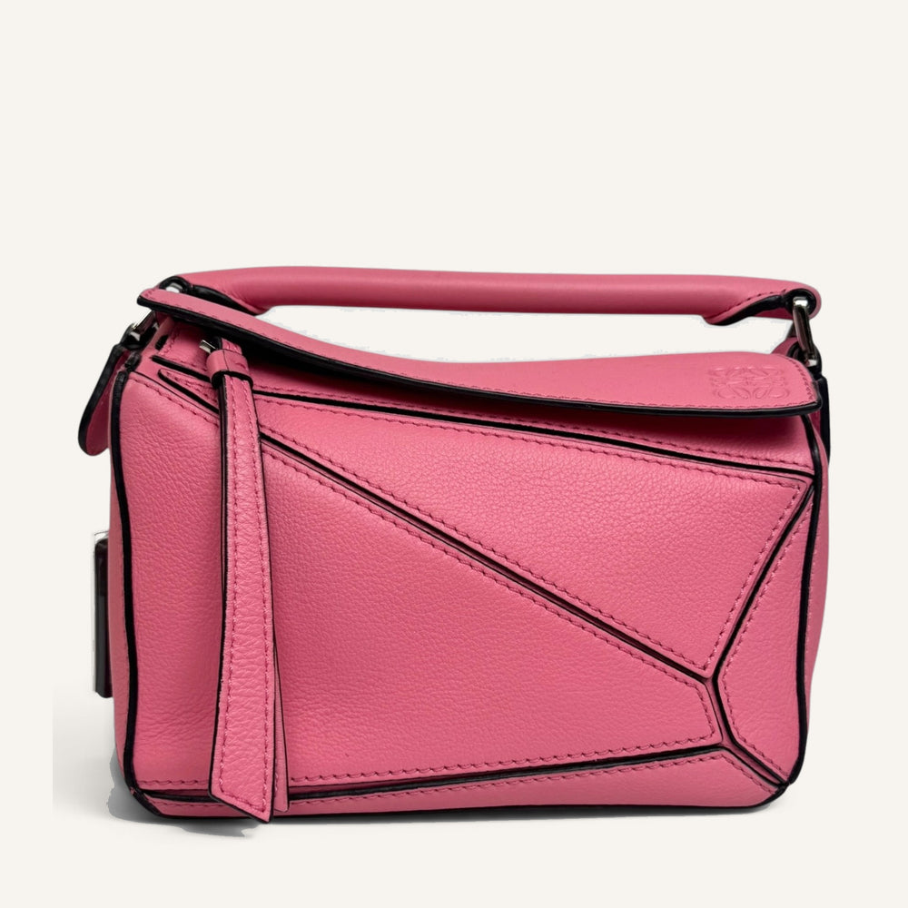 Loewe Mini Puzzle Bag — Pink