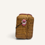 Miu Miu Wicker Box — Brown and Pink