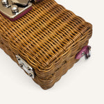 Miu Miu Wicker Box — Brown and Pink