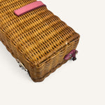 Miu Miu Wicker Box — Brown and Pink