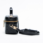 Dior Lady Dior Micro Vanity Case — Black Patent
