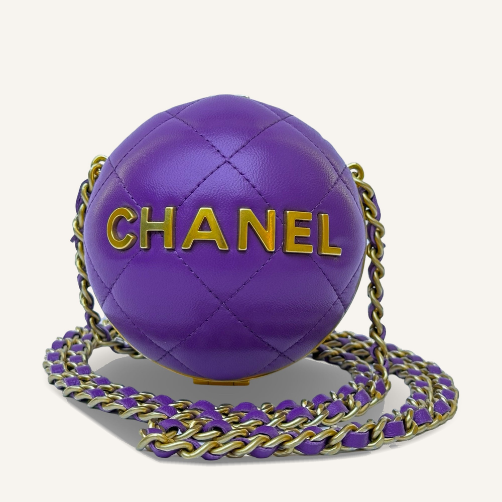 Chanel Coco Sphere Minaudière — Purple