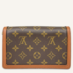 Louis Vuitton Dauphine Wallet on Chain — Monogram Reverse