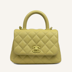Chanel Mini Coco Handle — Yellow