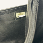Chanel Wallet on Chain — Black / Silver