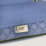 Chanel 2.55 Flap Bag — Blue Wool