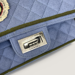 Chanel 2.55 Flap Bag — Blue Wool