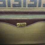 Fendi Zucca Top Handle Bag — Brown