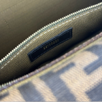 Fendi Zucca Top Handle Bag — Brown