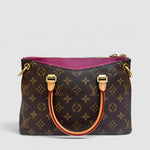 Louis Vuitton Pallas — Monogram with Pink Trim