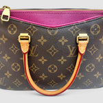 Louis Vuitton Pallas — Monogram with Pink Trim