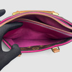 Louis Vuitton Pallas — Monogram with Pink Trim
