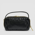 Miu Miu Matelassé Top-Handle Bag — Black