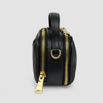Miu Miu Matelassé Top-Handle Bag — Black