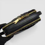 Miu Miu Matelassé Top-Handle Bag — Black