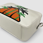 Prada City Palm Tree Crossbody — White