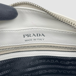 Prada City Palm Tree Crossbody — White