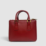 Prada Galleria Saffiano Leather Bag — Red