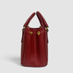 Prada Galleria Saffiano Leather Bag — Red
