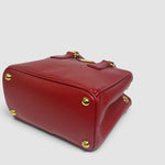 Prada Galleria Saffiano Leather Bag — Red