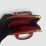 Prada Galleria Saffiano Leather Bag — Red