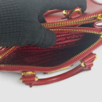 Prada Galleria Saffiano Leather Bag — Red