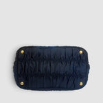 Prada Gaufre Nylon and Leather Tote — Black