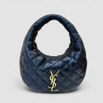 Saint Laurent Icarino Quilted Leather Bag — Black