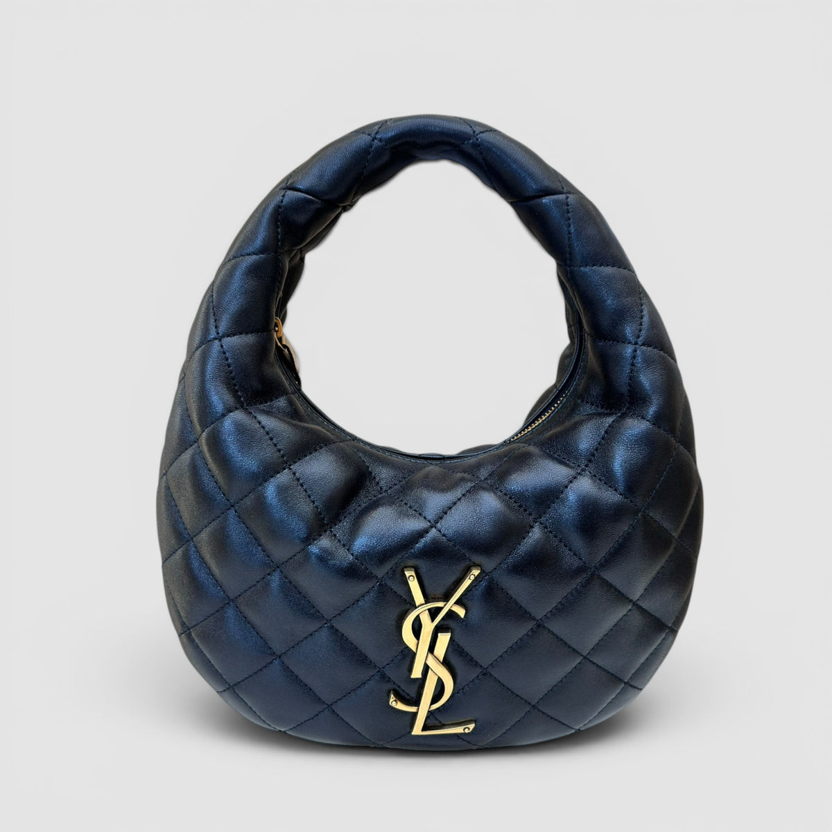 Saint Laurent Icarino Quilted Leather Bag — Black