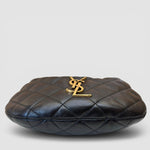 Saint Laurent Icarino Quilted Leather Bag — Black