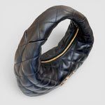 Saint Laurent Icarino Quilted Leather Bag — Black