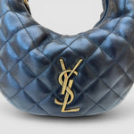 Saint Laurent Icarino Quilted Leather Bag — Black