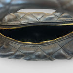 Saint Laurent Icarino Quilted Leather Bag — Black