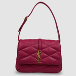 Saint Laurent Le 57 Leather Shoulder Bag — Fuchsia