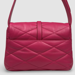 Saint Laurent Le 57 Leather Shoulder Bag — Fuchsia